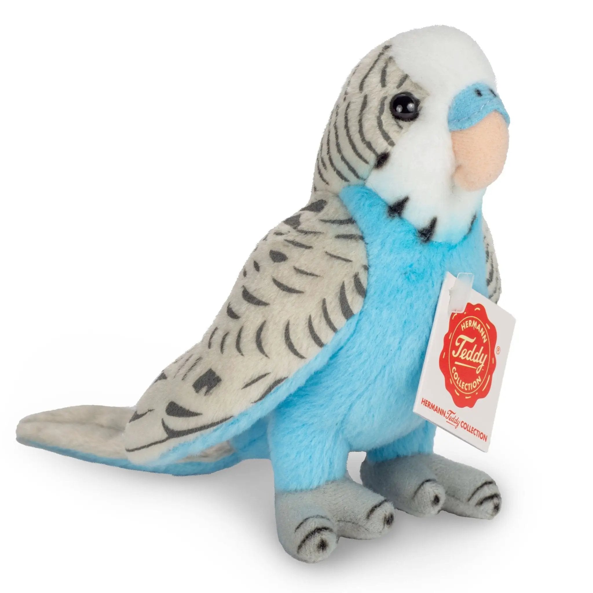 Perruche bleue 13 cm - peluche - peluche by Teddy Hermann