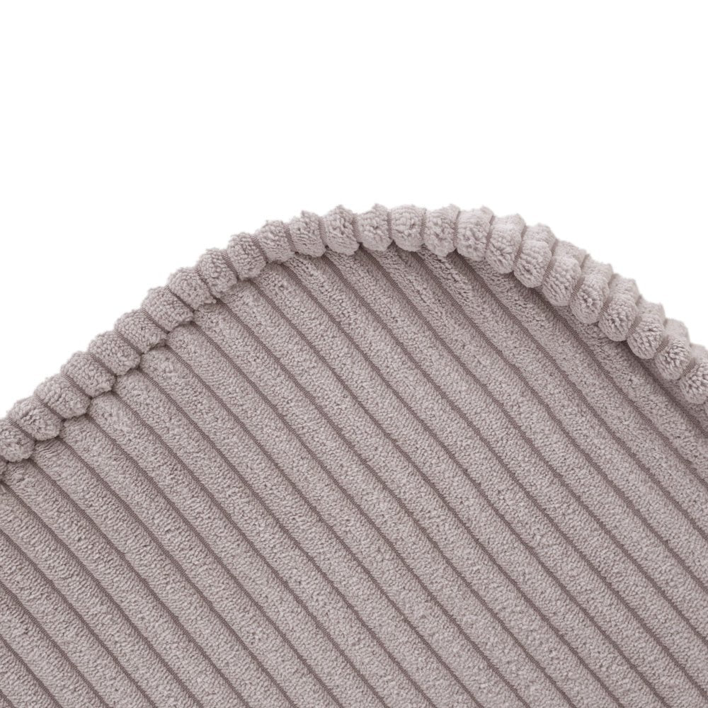 Chaise longue enfant, 150x60x25 cm, velours côtelé beige premium - Plush Nest - myplayground