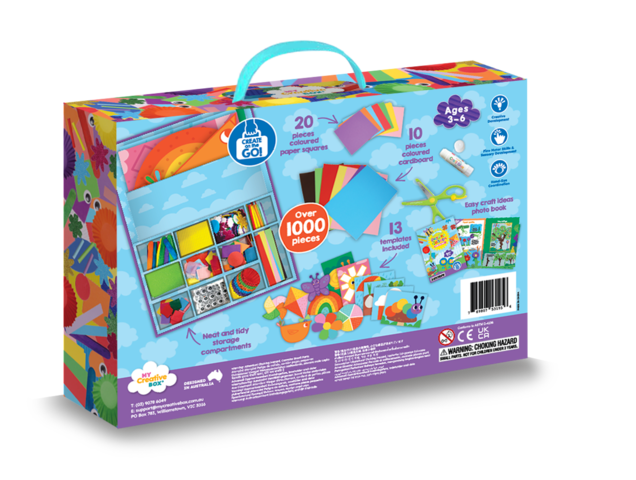 BoĂźte de bricolage sensorielle First Crafts Garden Collage - My Creative Box - myplayground