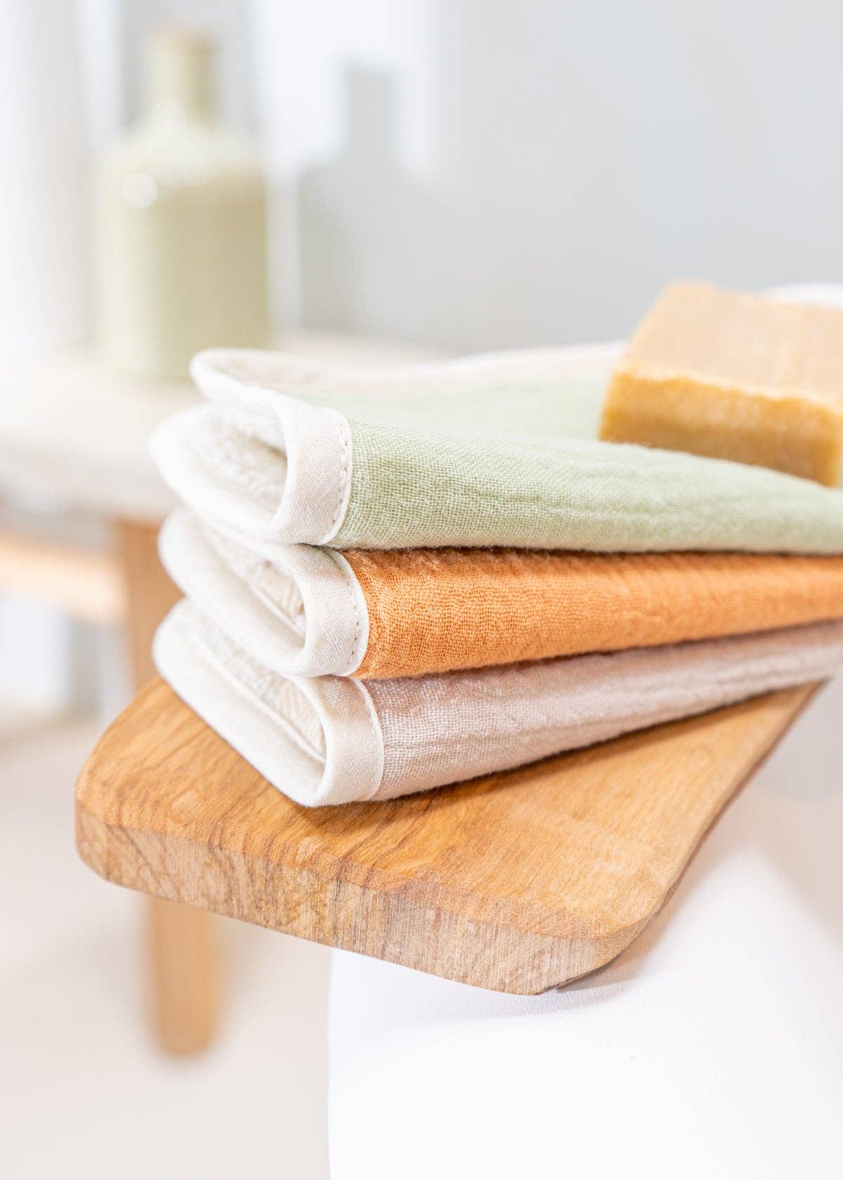 Gant de toilette 100 % coton biologique (paquet de 3) - Coco village - myplayground