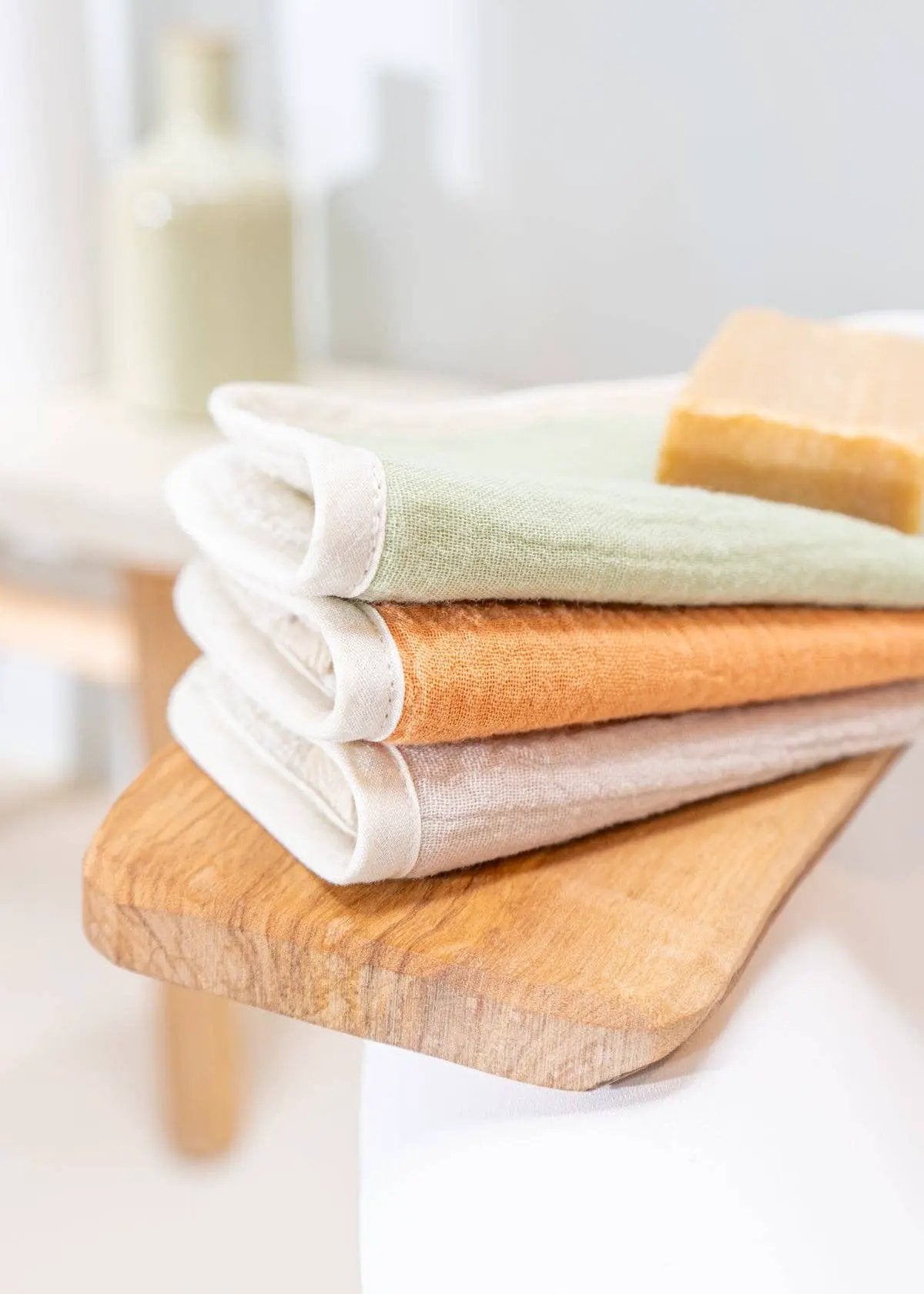 Gant de toilette 100 % coton biologique (paquet de 3) - Coco village by Coco Village