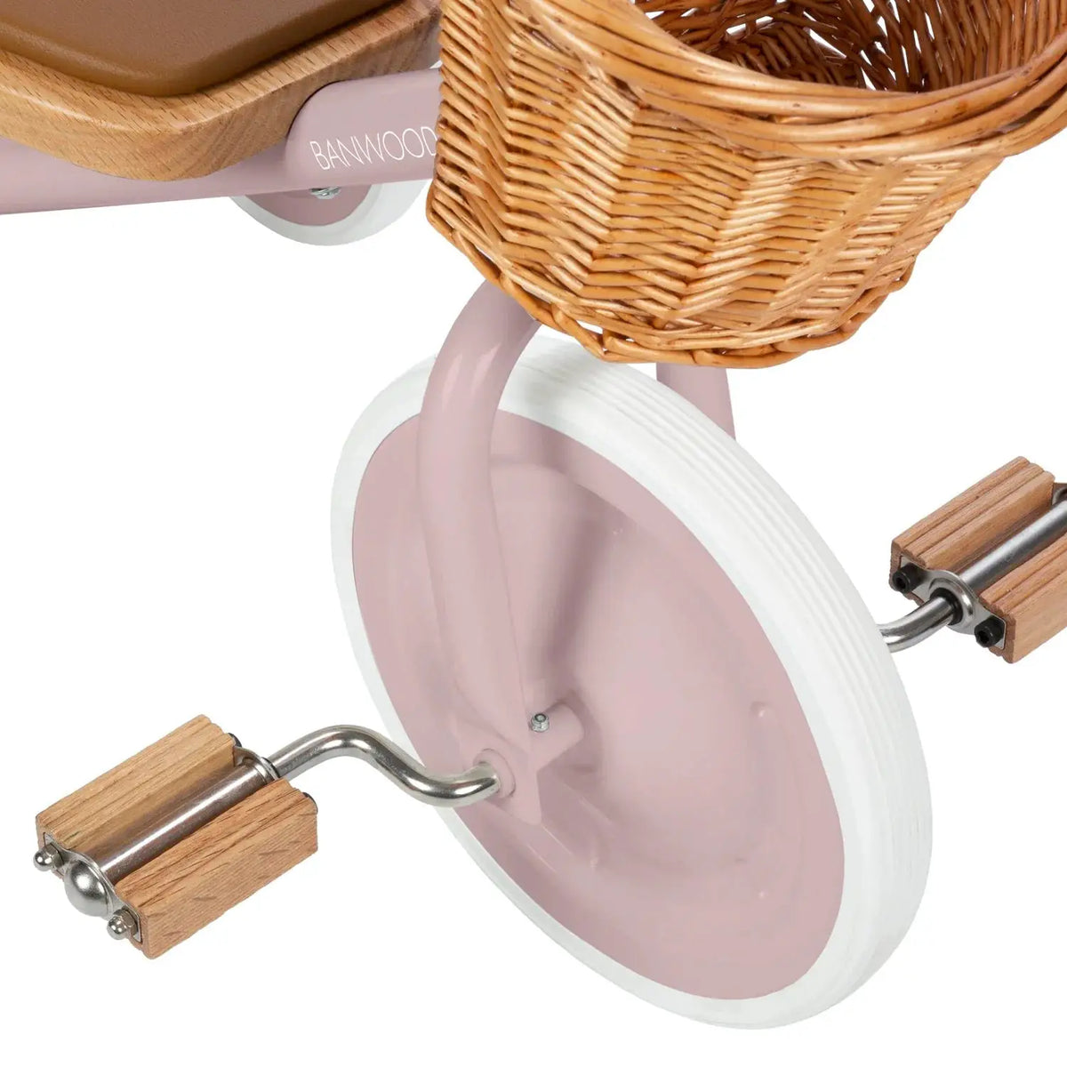 Tricycle - rose poudre, 2 à 6 ans, jeu de motricité enfant - Banwood by Banwood
