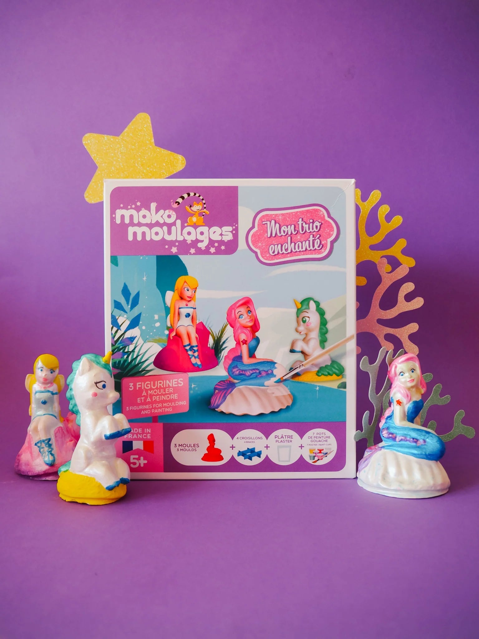 Mako Moulages - Mon Trio Enchanté - Mako Créations - myplayground