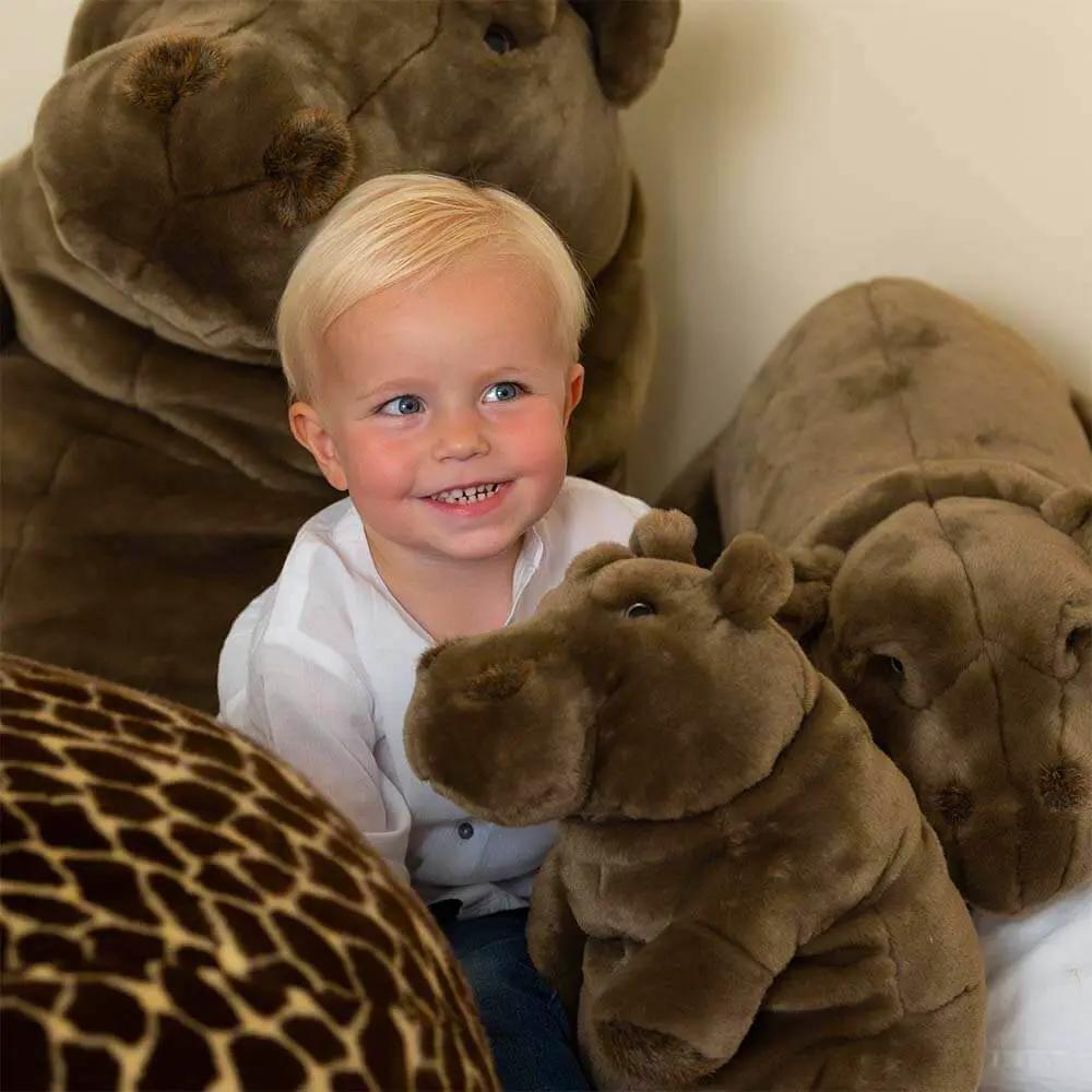 Ma peluche Hippopotame Edgar - La Pelucherie by La Pelucherie