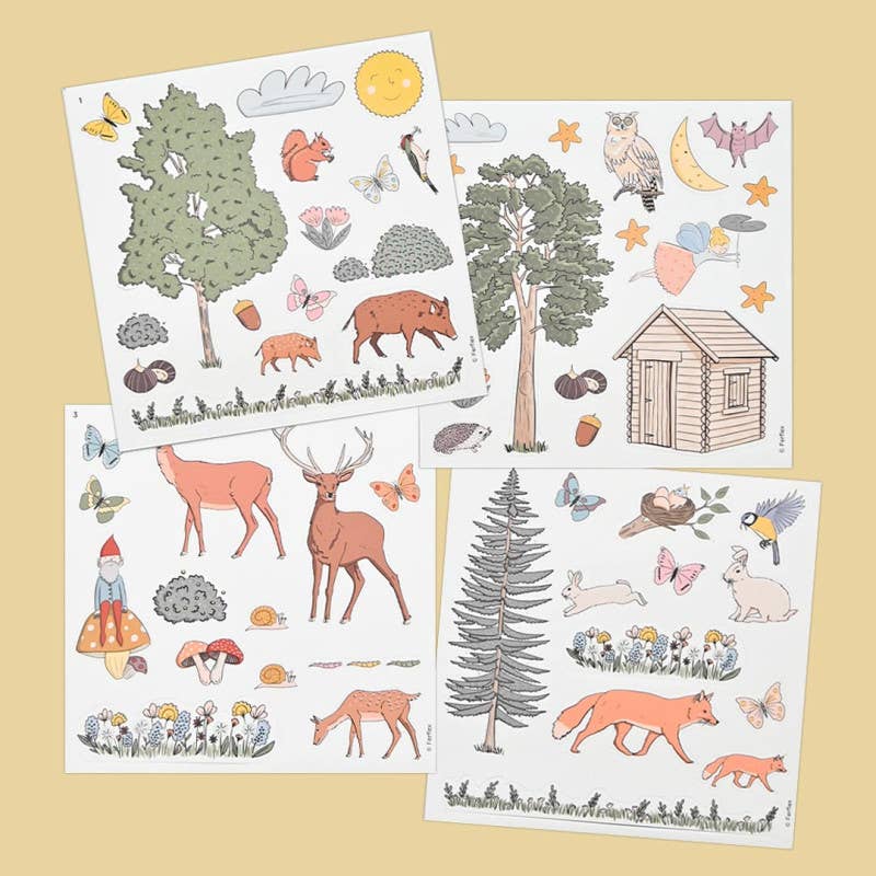 Jeu de magnets - dans la forêt - myplayground