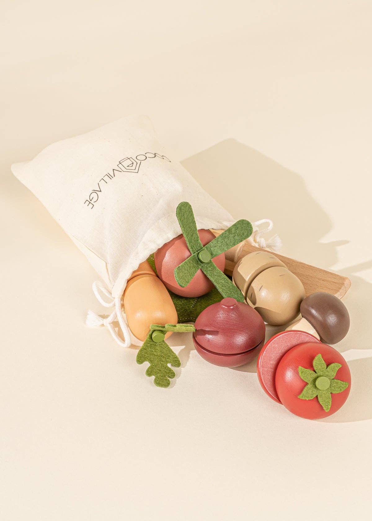 Set de jeu de légumes en bois - Coco Village - myplayground