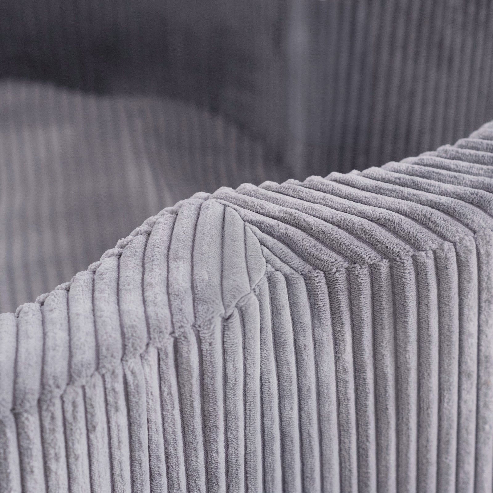 Piscine à balles - 95x30, gris, velours côtelé premium, Floral Fun Zone (+ 200 boules perle, argent, bleu clair) - Plush nest - Misioo - myplayground