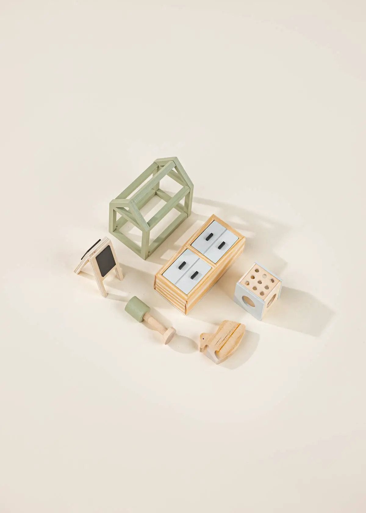 Meubles et accessoires de chambre d'enfant en bois pour maison de poupée - Coco Village by Coco Village