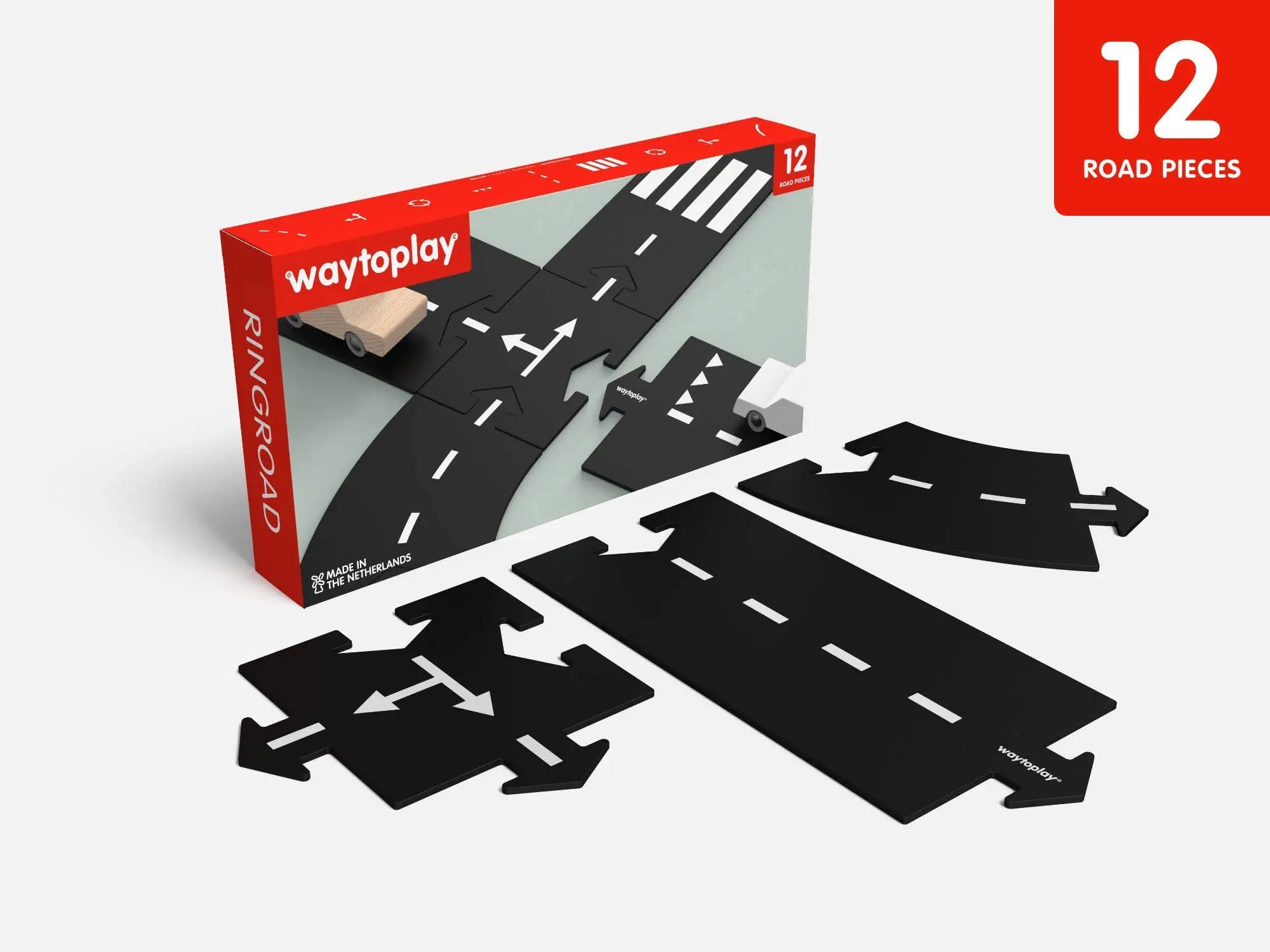 Petit jeu de route flexible pour jouets - Ringroad - myplayground