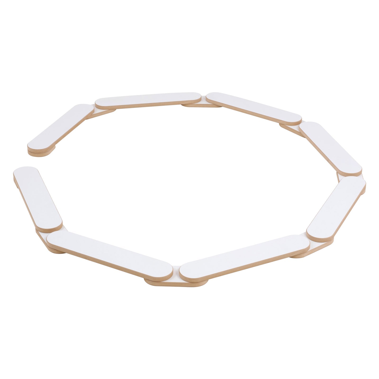 Parcours d’équilibre pour enfants - Bois blanc, jouet montessori, équilibre enfant - Plush nest - myplayground