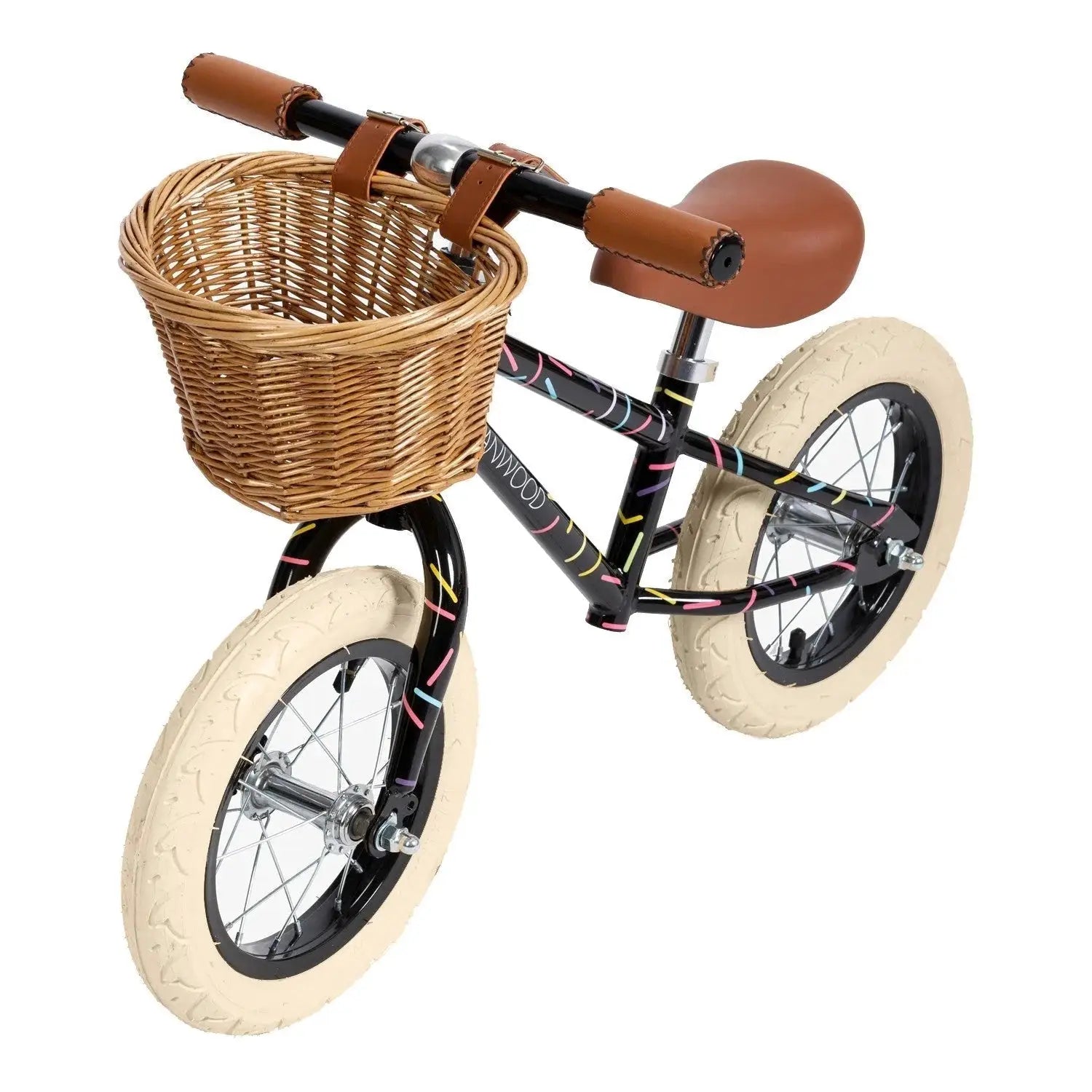 Draisienne - Allegra noir, jeu de motricité enfant, 3 à 5 ans - Banwood x Marest by Banwood