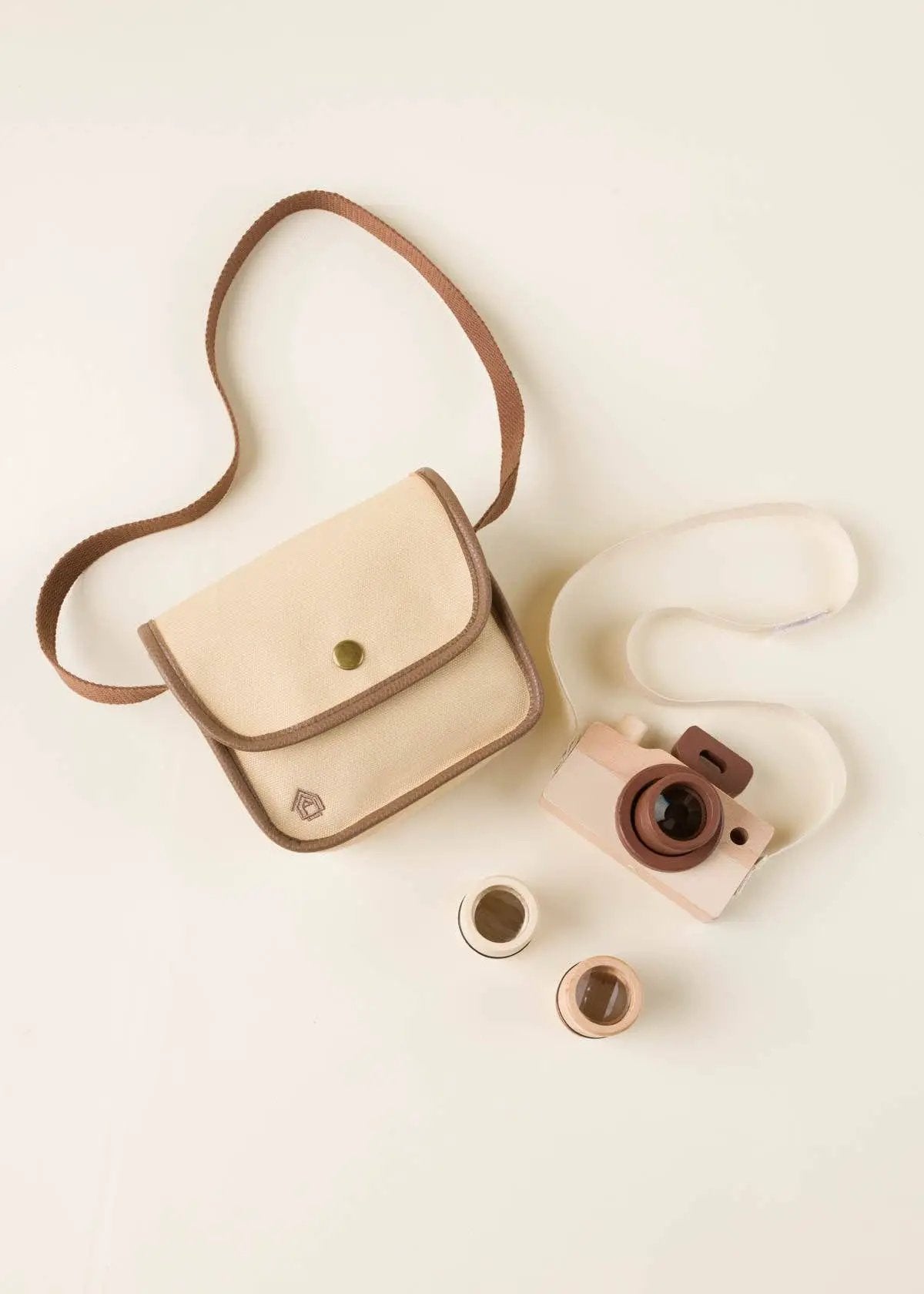 Appareil Photo en Bois avec Sac - Jouet Éducatif - Coco Village by Coco Village