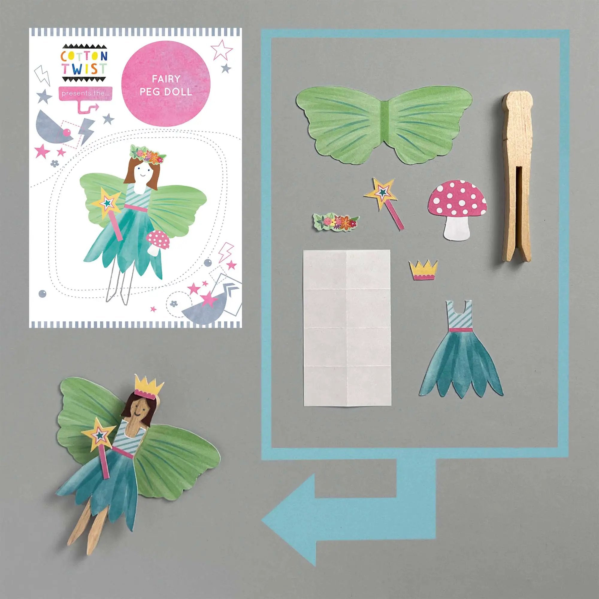 Faites votre propre poupée Fée Peg by Cotton Twist