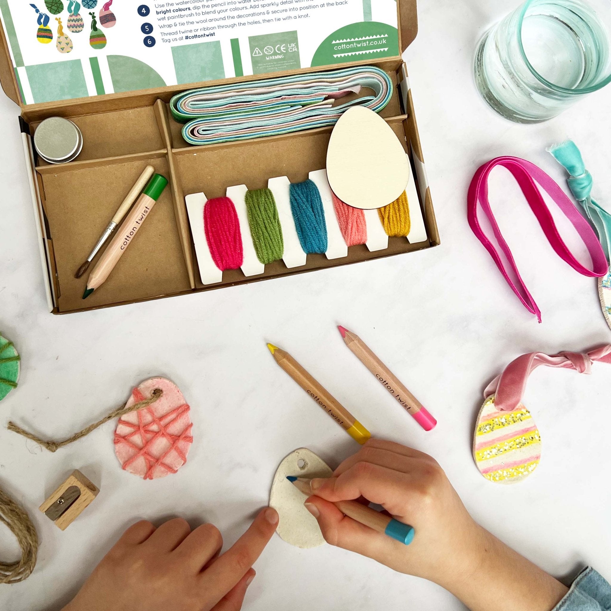 Kit de décoration en pâte à sel de Pâques by Cotton Twist