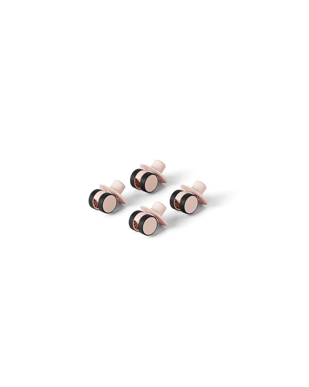 4x roues tourbillonnantes - Soft Rose - Modu by Modu