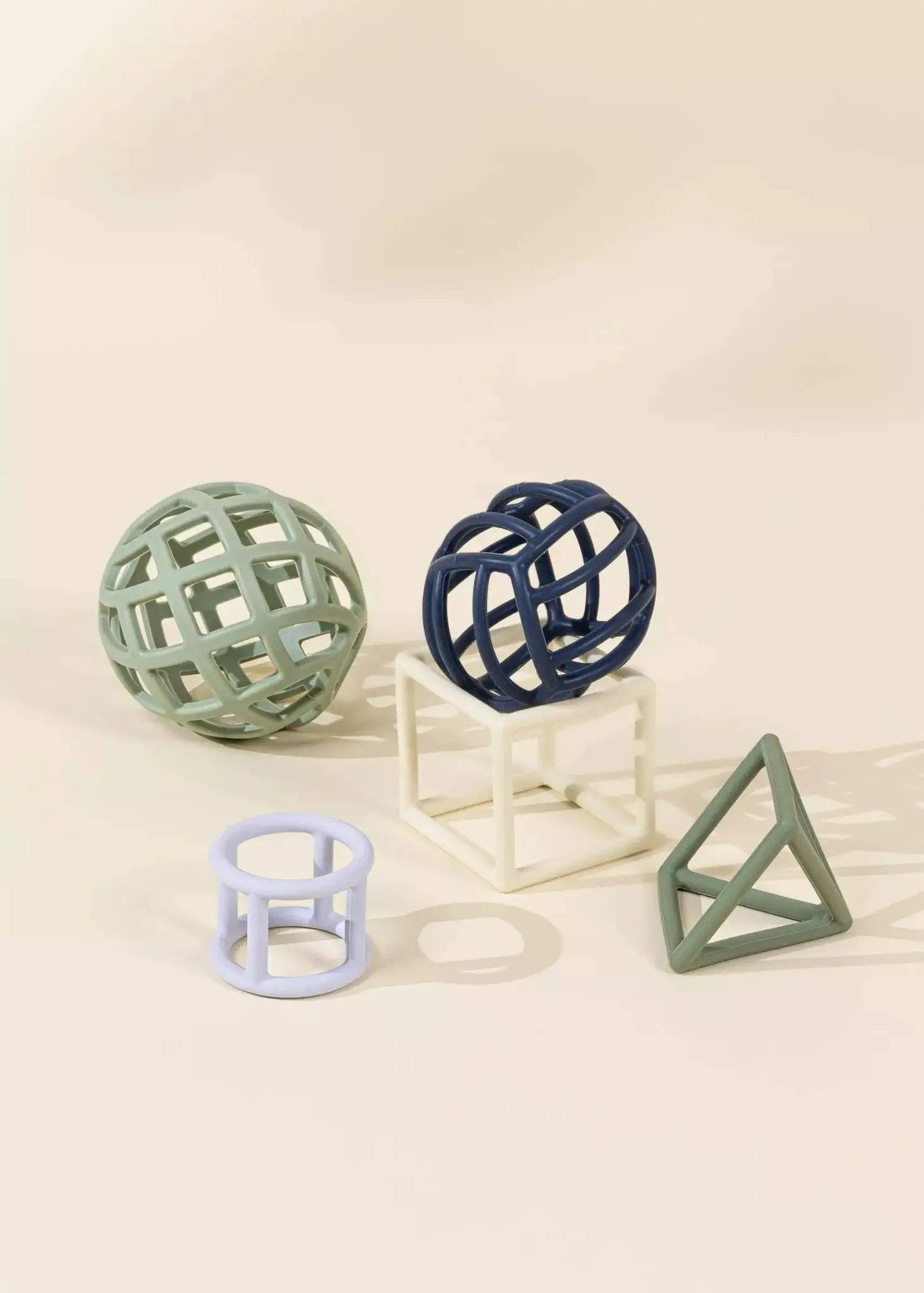 Ensemble de 5 formes géométriques en silicone - Coco Village by Coco Village