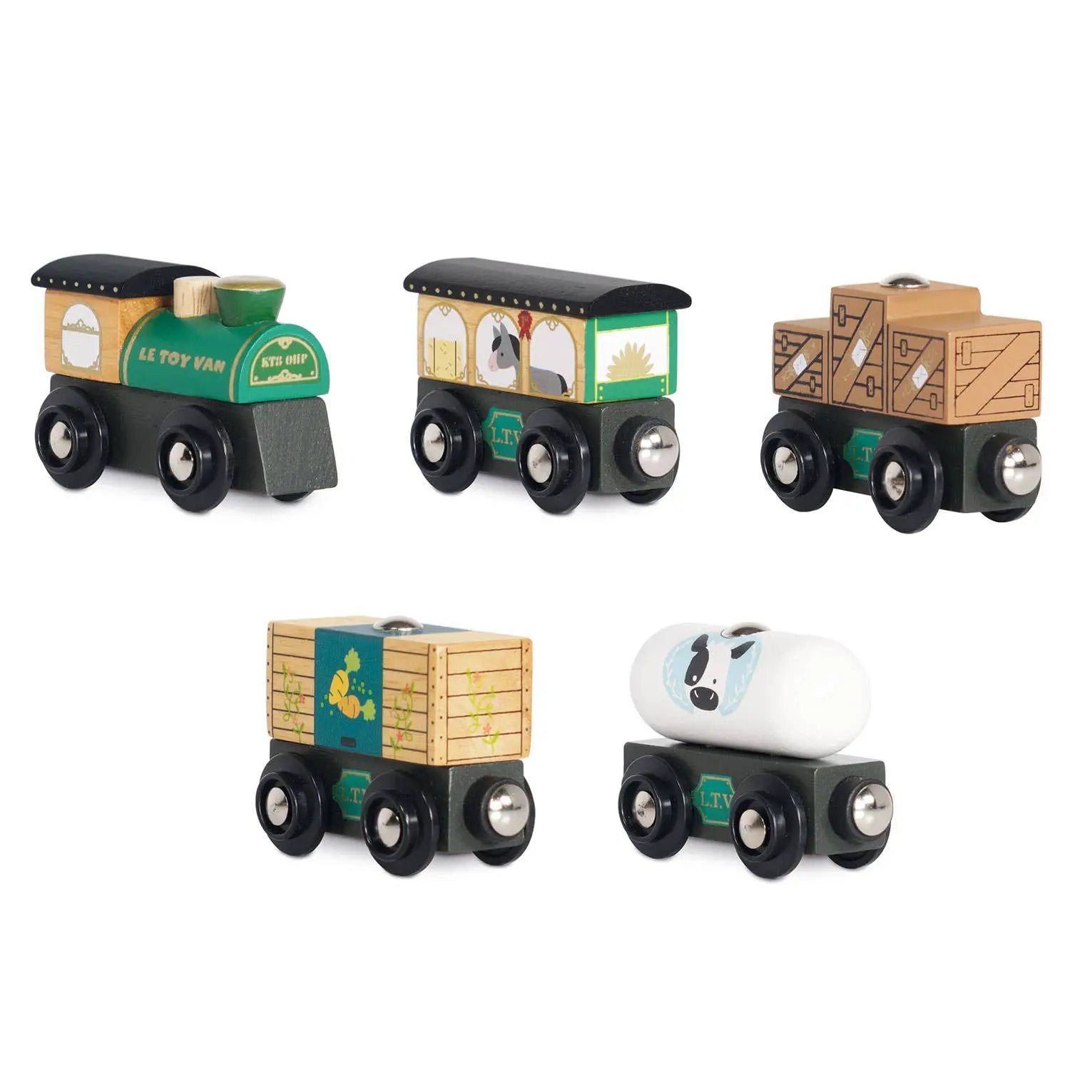 Great Green Train - Vert - Jeu éducatif enfant by Le Toy Van