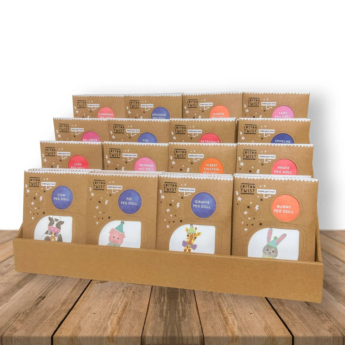 Faites votre propre lapin Peg Poupée Kit by Cotton Twist