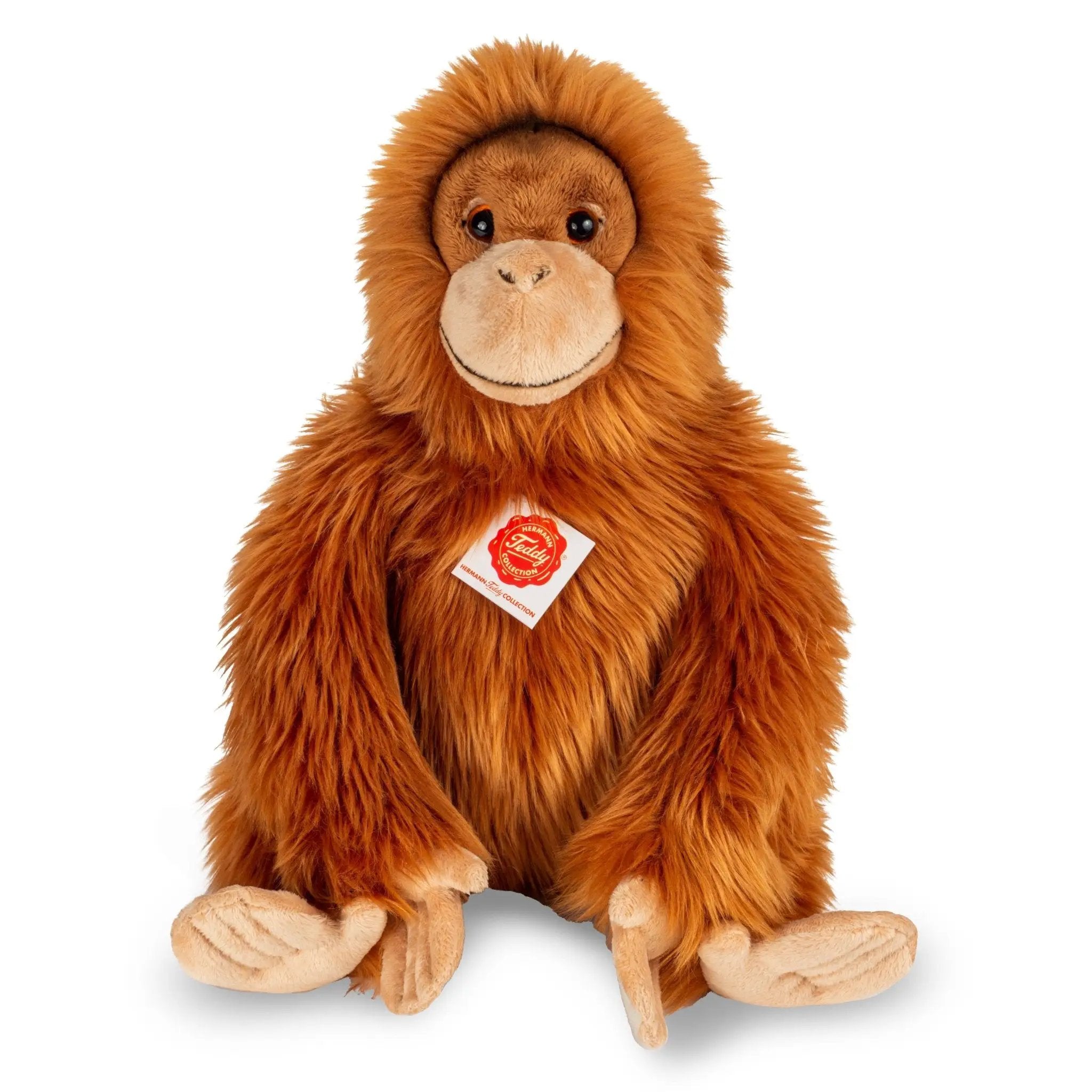 Orang outan assis 40 cm - peluche - peluche by Teddy Hermann