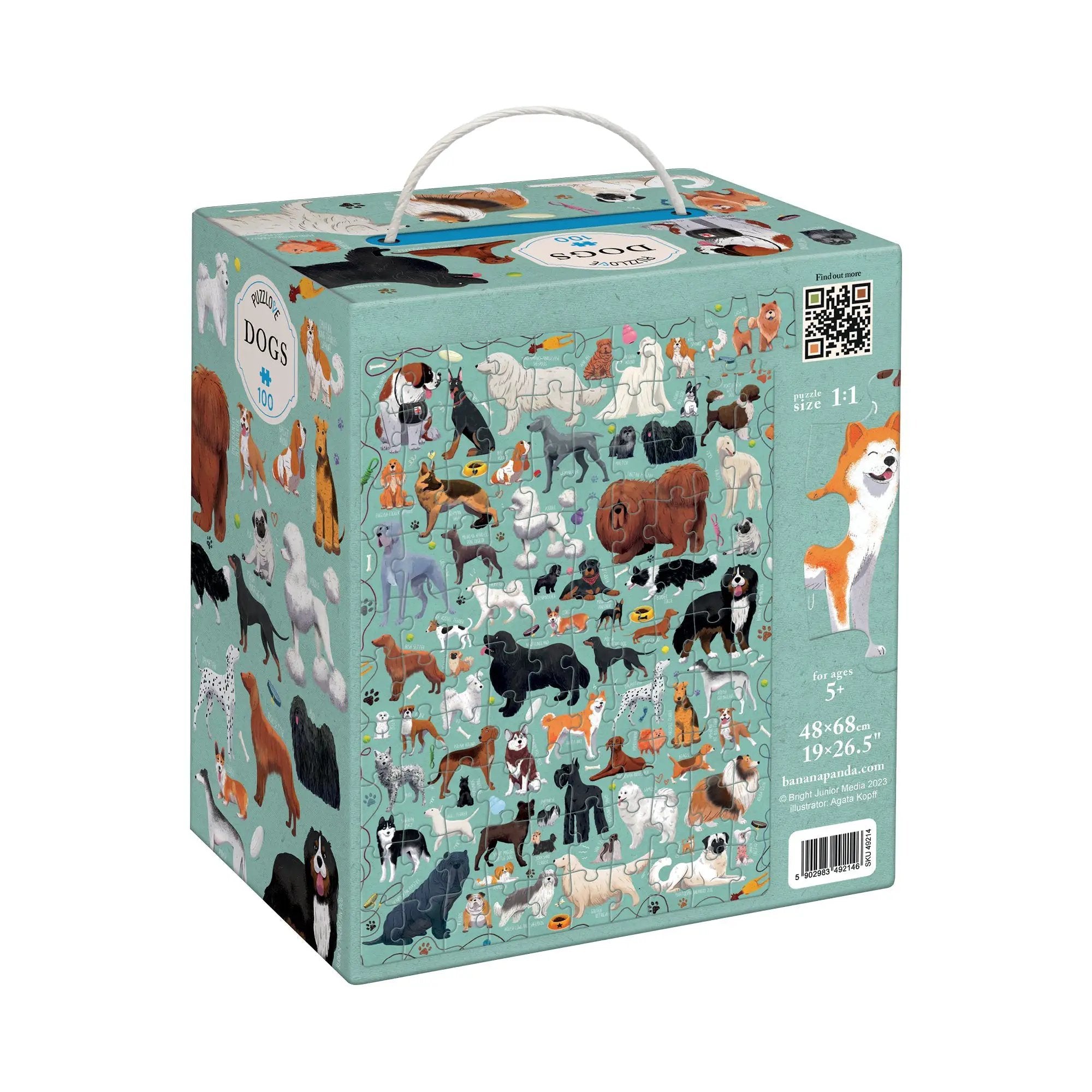 Puzzle Puzzlove Chiens - Banana Panda by Banana Panda