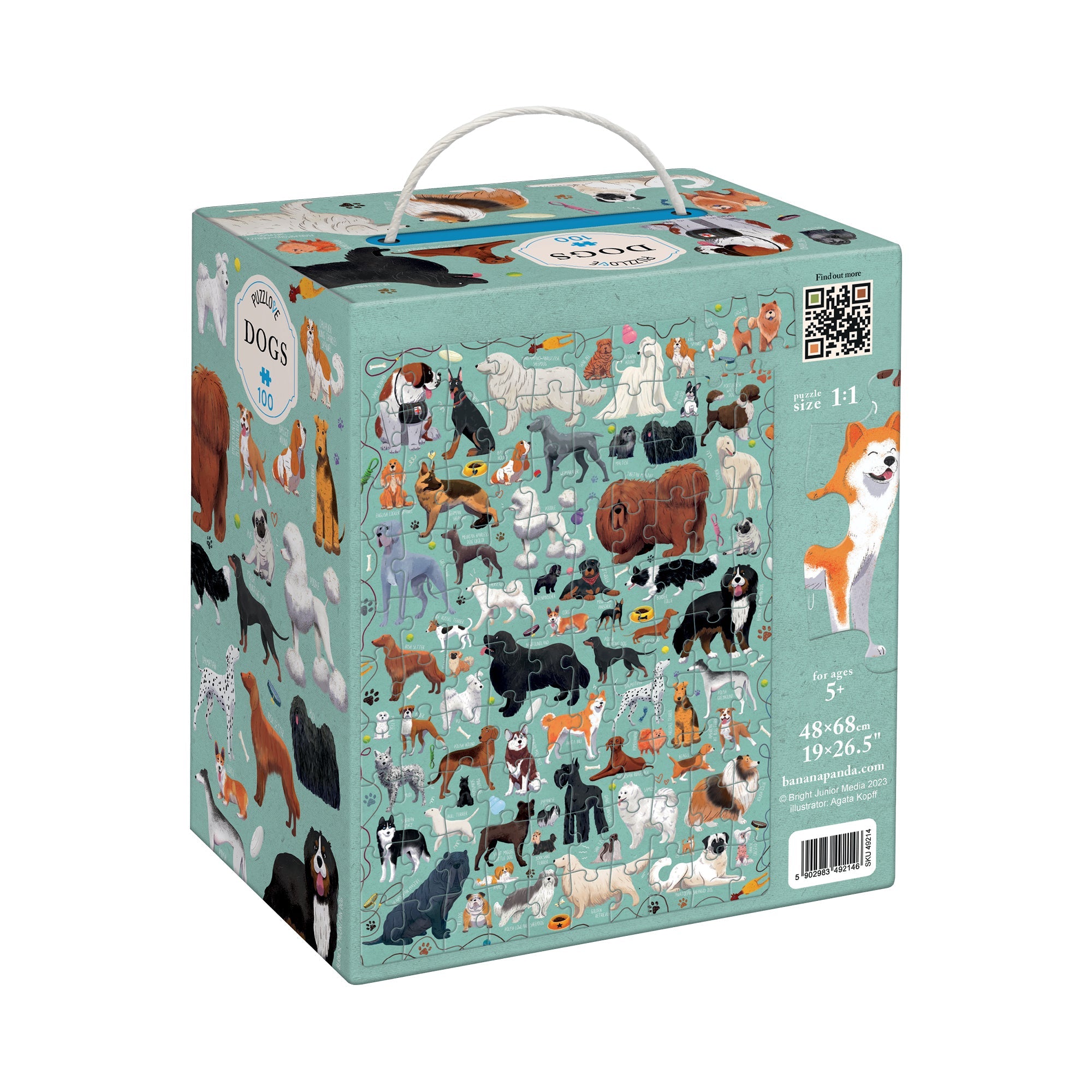 Puzzle Puzzlove Chiens - Banana Panda - myplayground