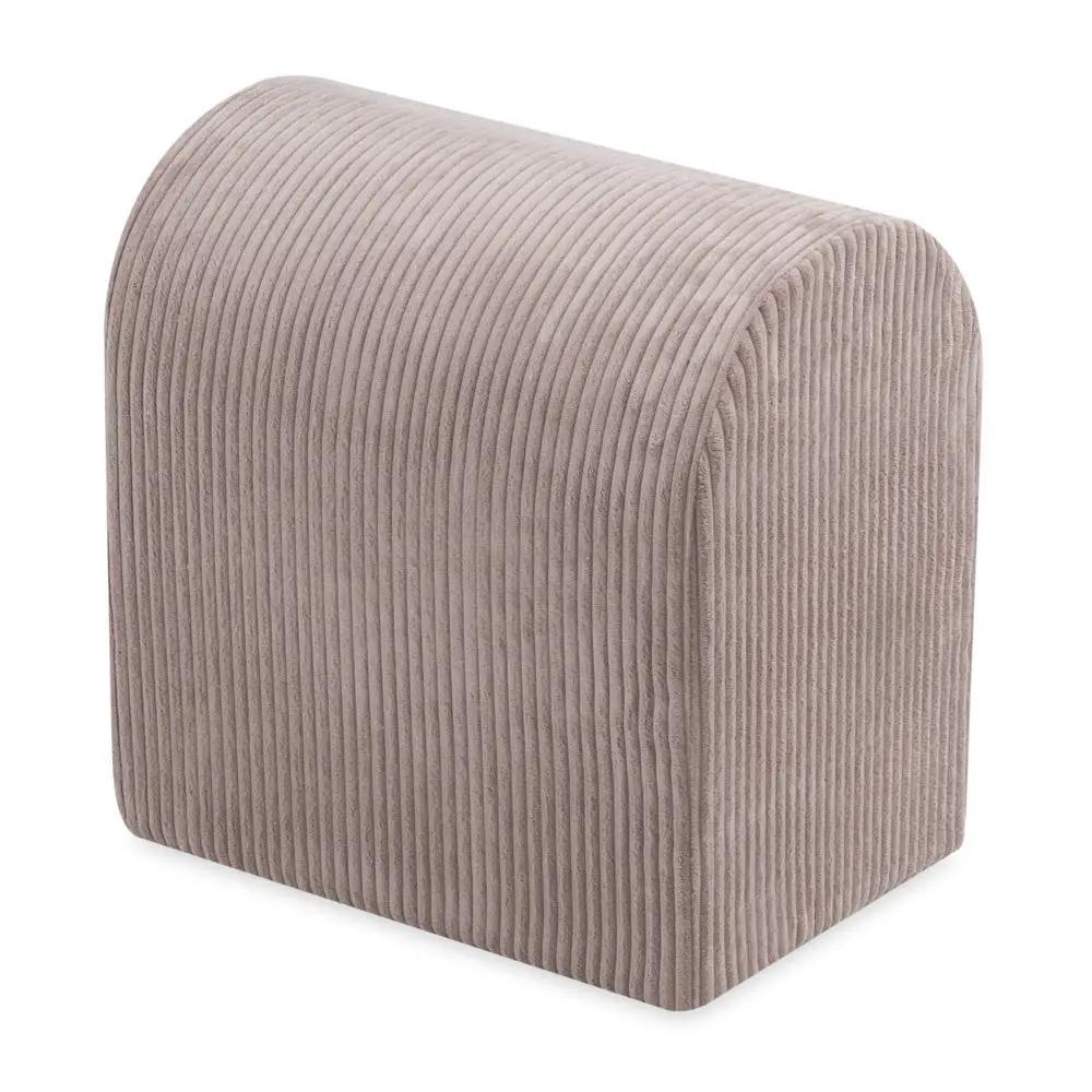 Château de terrain de jeu avec piscine +150 balles (perle, or) – Velours côtelé beige premium – Plush Nest by Misioo