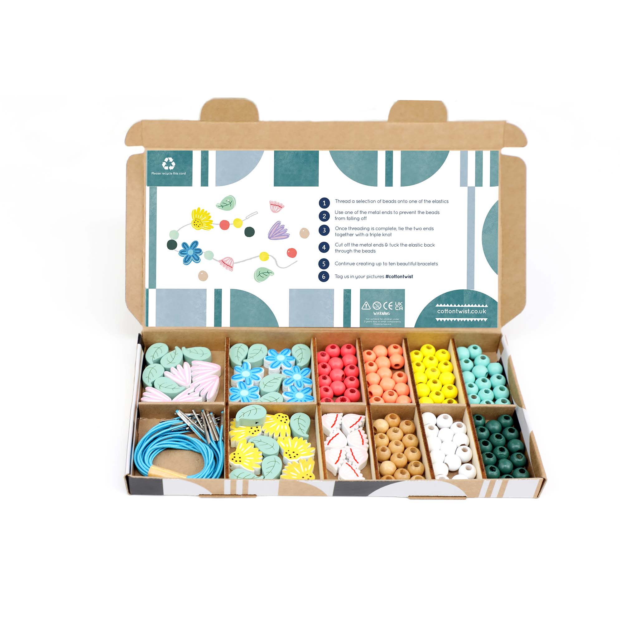 Kit de fabrication de bracelets de fleurs sauvages - myplayground