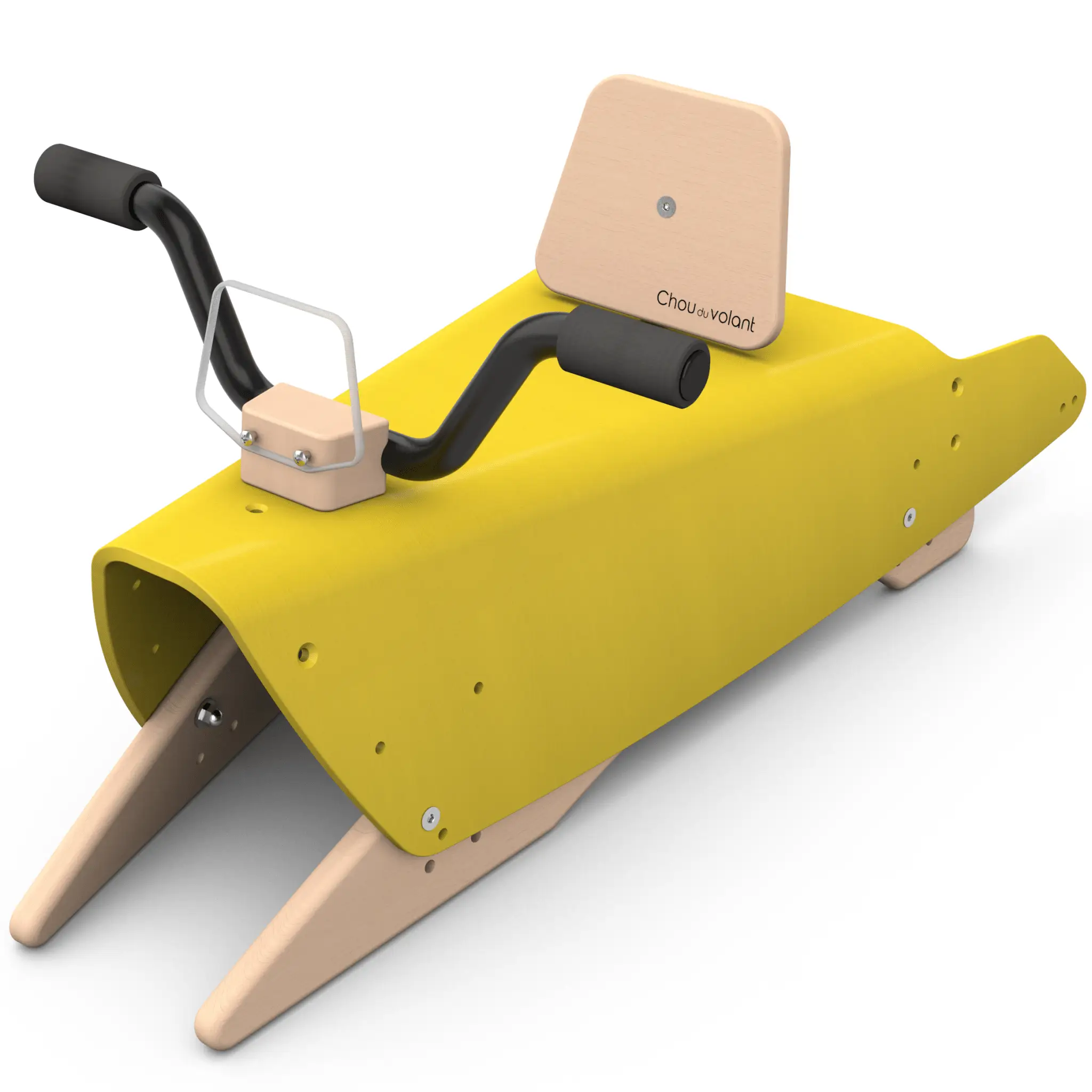 Moto à bascule – Jaune by Chou du Volant