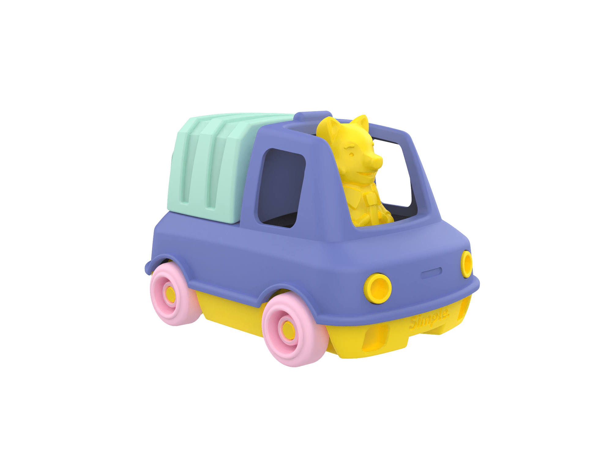 Mon premier camion boîte - 12 mois+ - Made in France by Le Jouet Simple