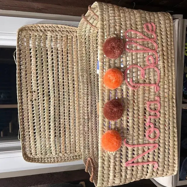 Coffre à Jouets Personnalisé - Boîte à Jouets à Pompons - Wholesale - Mikwi by Mikwi