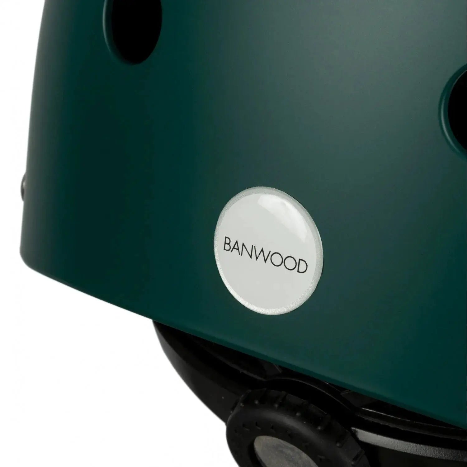 Casque vélo enfant classique vert mat – sécurité et confort, ajustable 3 à 6 ans – Banwood by Banwood