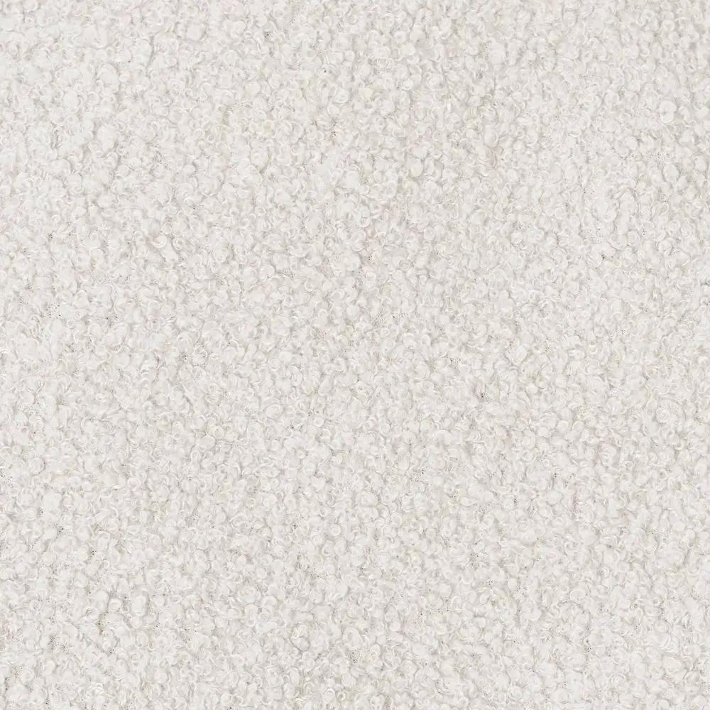 Fauteuil carré Puffy - 77x67x50, agneau crème, pouf - Plush Nest by Misioo