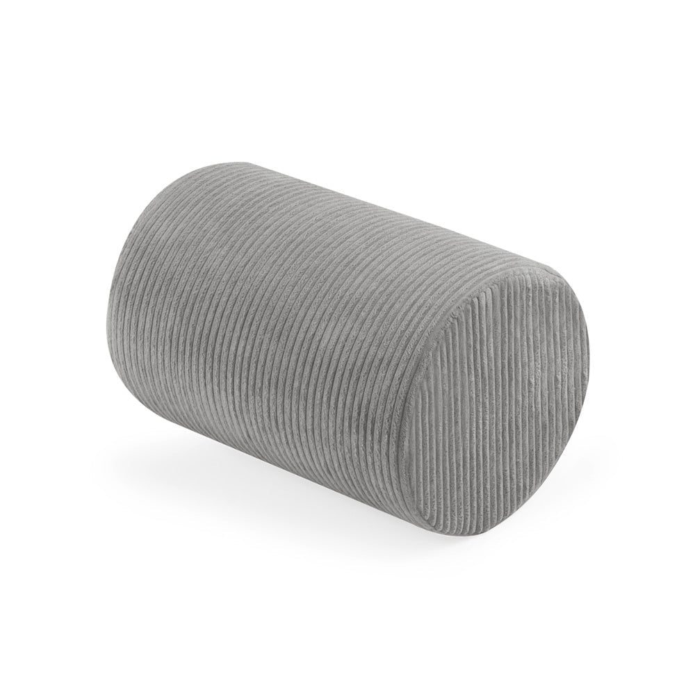 Château de terrain de jeu avec piscine +150 balles (perle, argent) – Velours côtelé gris premium – Plush Nest - myplayground