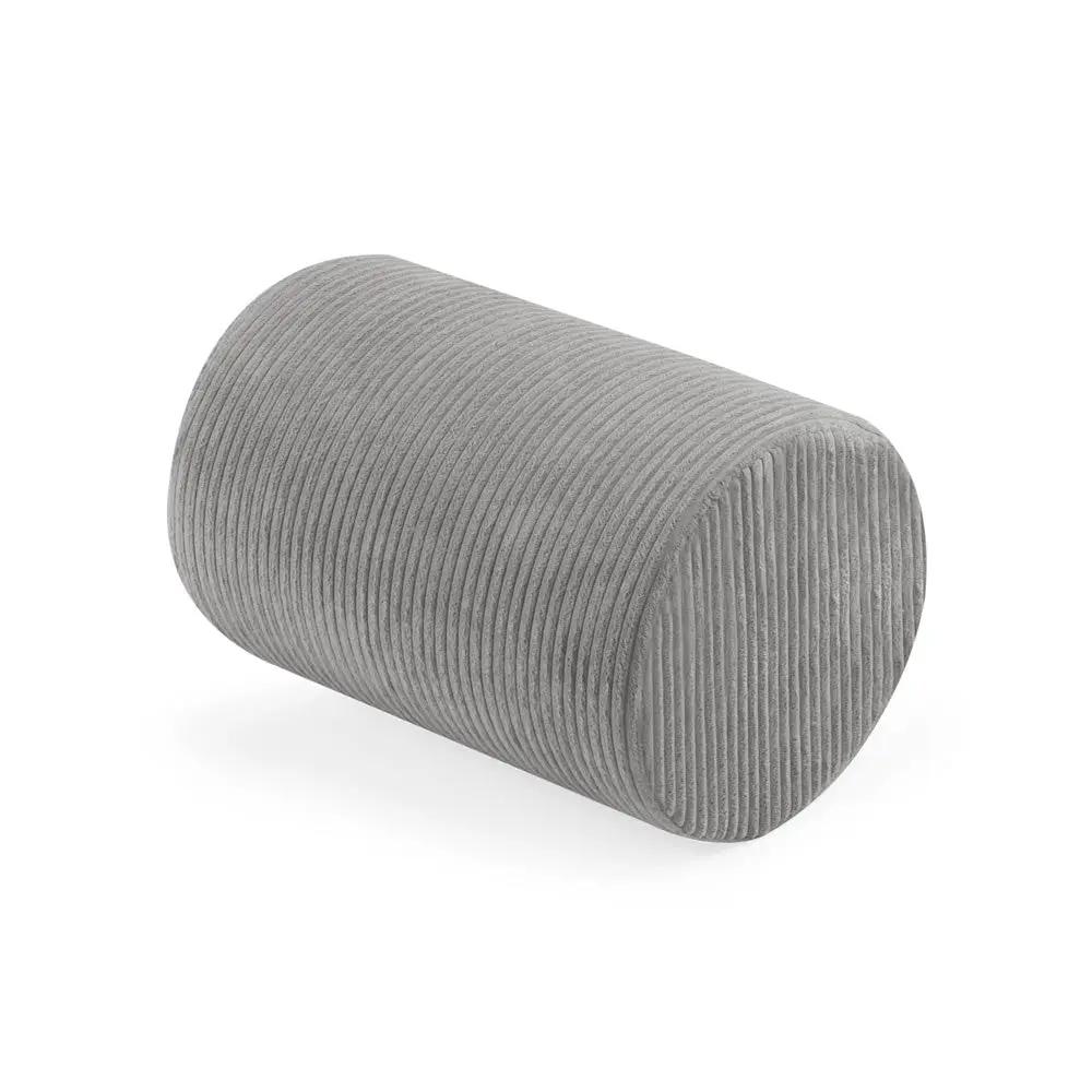Château de terrain de jeu avec piscine +150 balles (perle, argent) – Velours côtelé gris premium – Plush Nest by Misioo