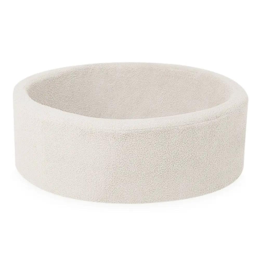 Piscine à balles - ronde 90x30 cm, agneau crème - Plush Nest - Misioo by Misioo