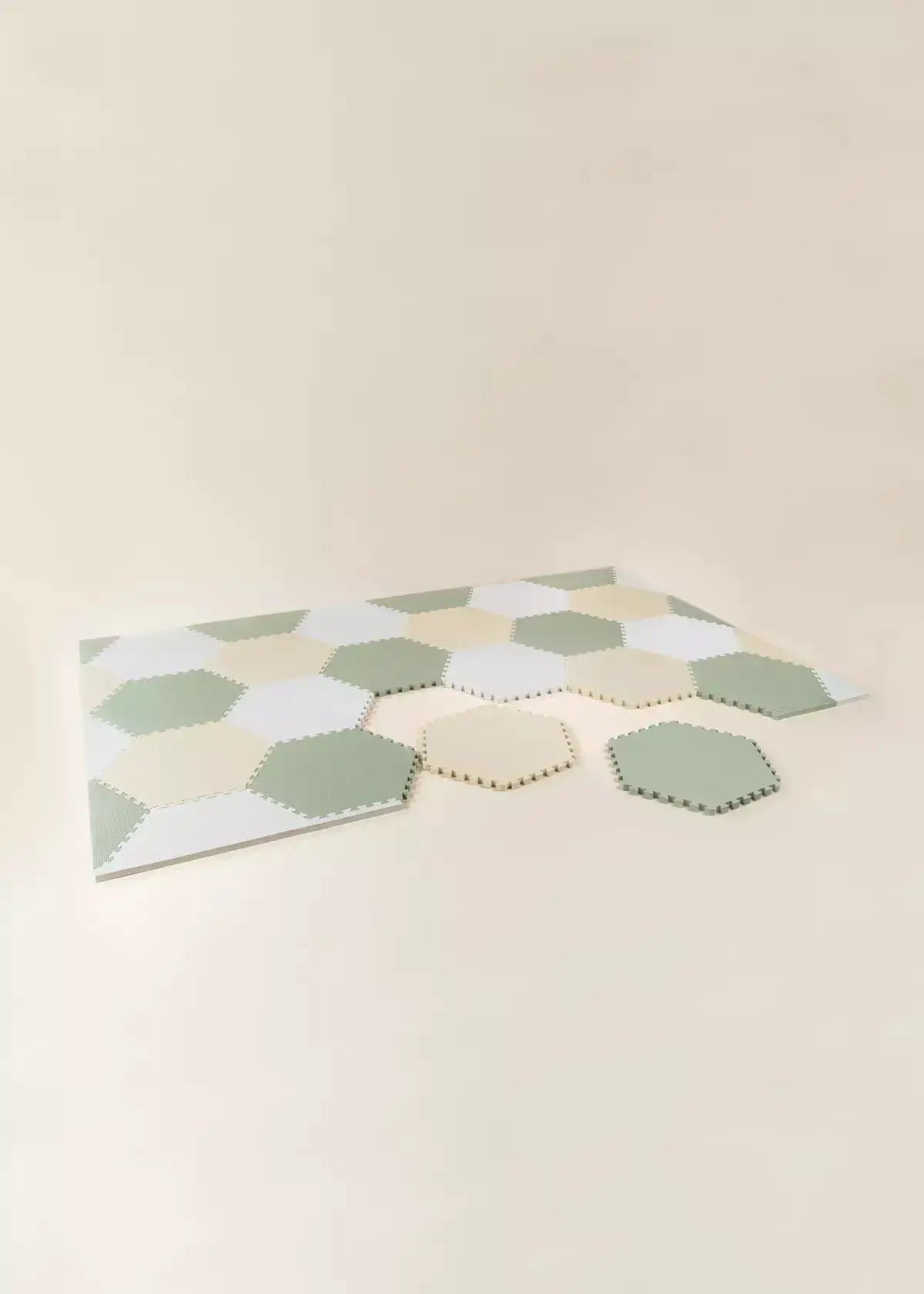 Tapis de jeu hexagonal - Seafoam - Coco Village by Coco Village