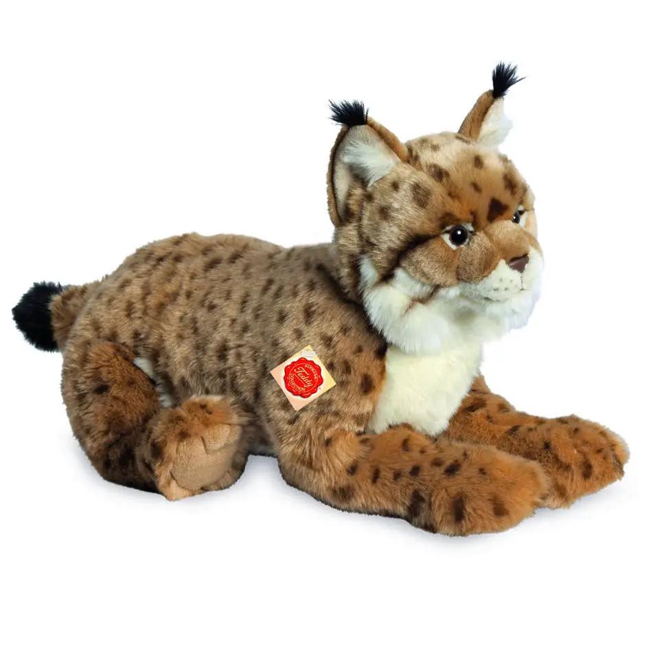Lynx couché 45 cm - peluche - peluche by Teddy Hermann