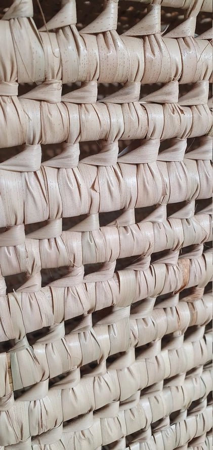 Coffre de Rangement en Osier - Feuille de Palmier - Melecraft - myplayground