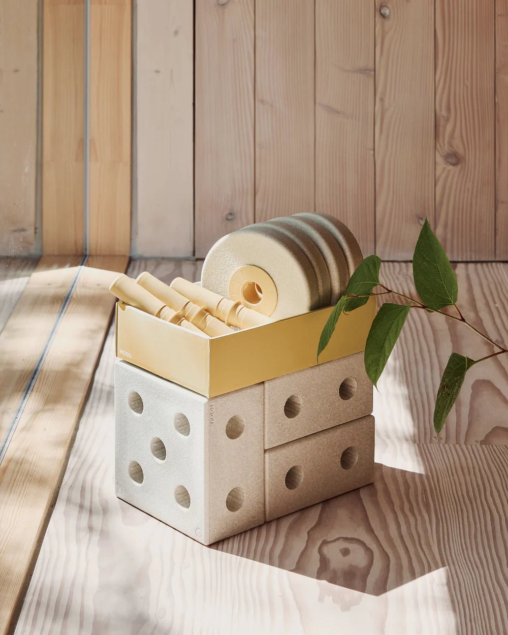 Trotteur 3 en 1 - Sand Grey - Modu - myplayground