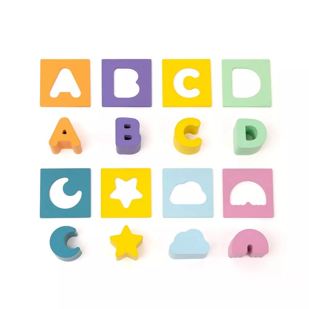 Jouets Bébé trieur de formes - Kuby Extension "Lettres & Ciel" - Oppi - myplayground