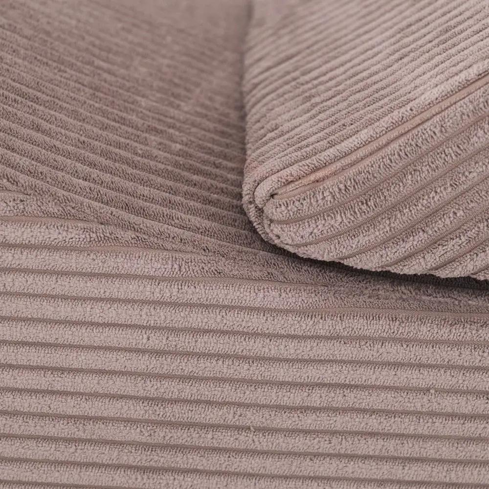 Chaise longue enfant inclinable 145x35x45 cm - velours côtelé beige premium, confortable – Plush Nest by Misioo