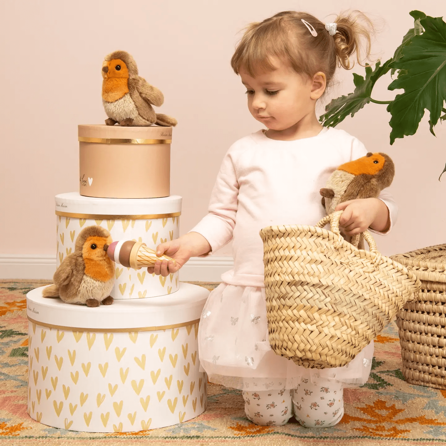 Robin 15 cm - peluche - peluche - Teddy Hermann - myplayground