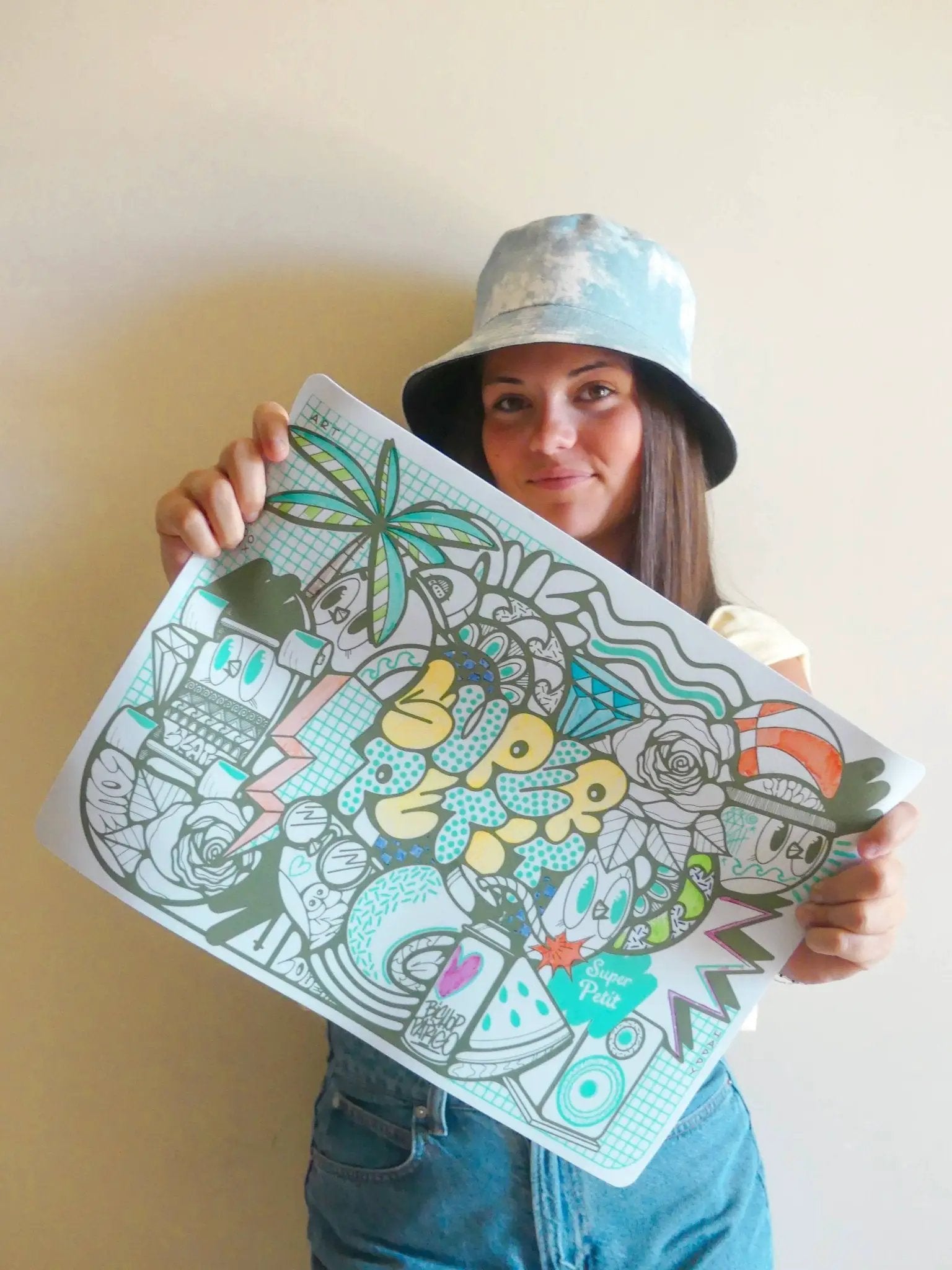 Set de Coloriage SuperPetit x BISHOPPARIGO đ - Kit CrĂ©atif by SuperPetit