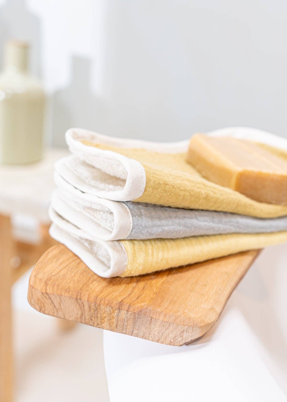 Gant de toilette 100 % coton biologique (paquet de 3) - Coco Village - myplayground