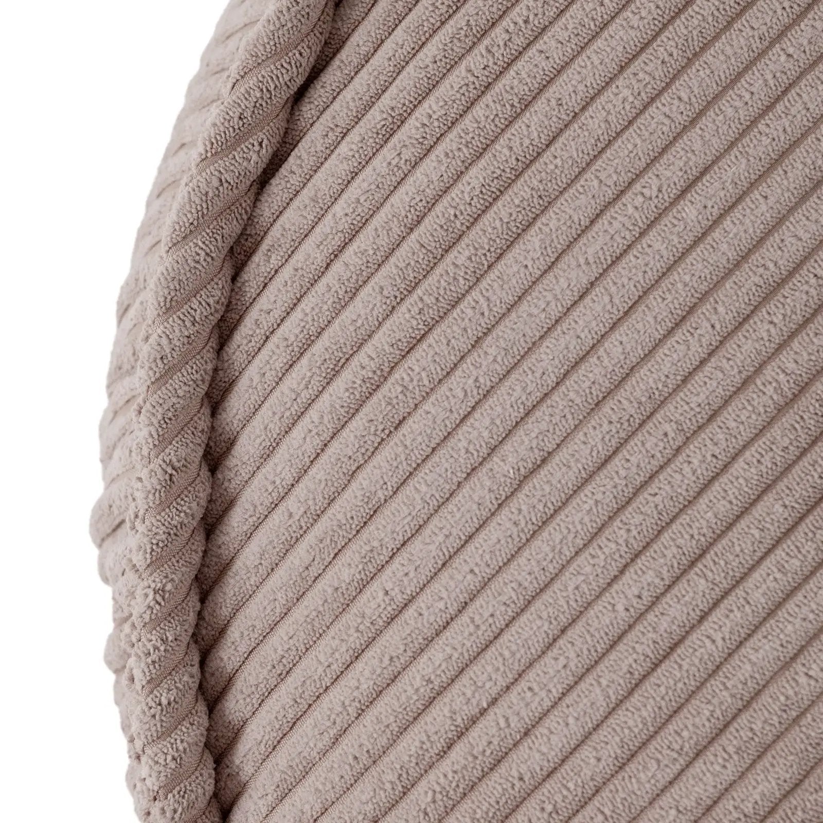 Fauteuil Huggy Bear - 68x45, beige velours côtelé premium - Plush Nest by Misioo