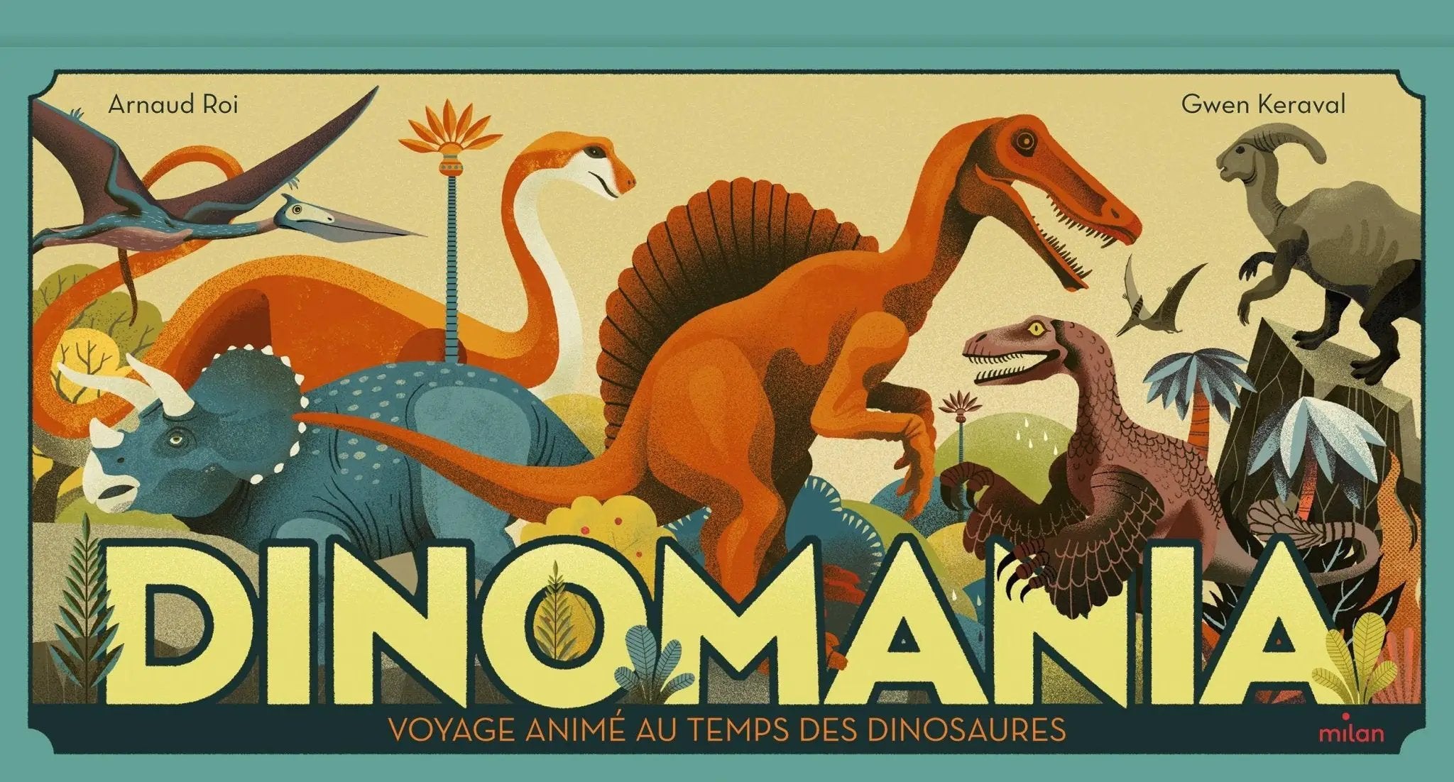 Album Enfant Dinomania + Livre Animé - Jeu éducatif by Selection Livres jeunesse poppik