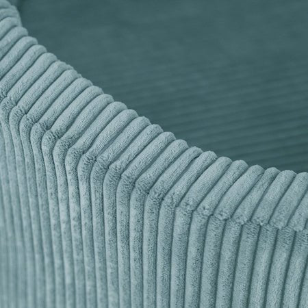 Piscine à balles - ronde 90x30 cm, bleue Velours Côtelé Premium - Plush Nest - Misioo - myplayground