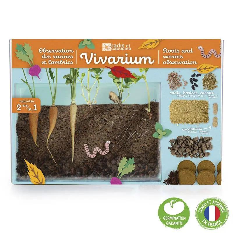 Vivarium Observation des racines - Kit créatif de jardinage Enfant by Radis Et Capucine