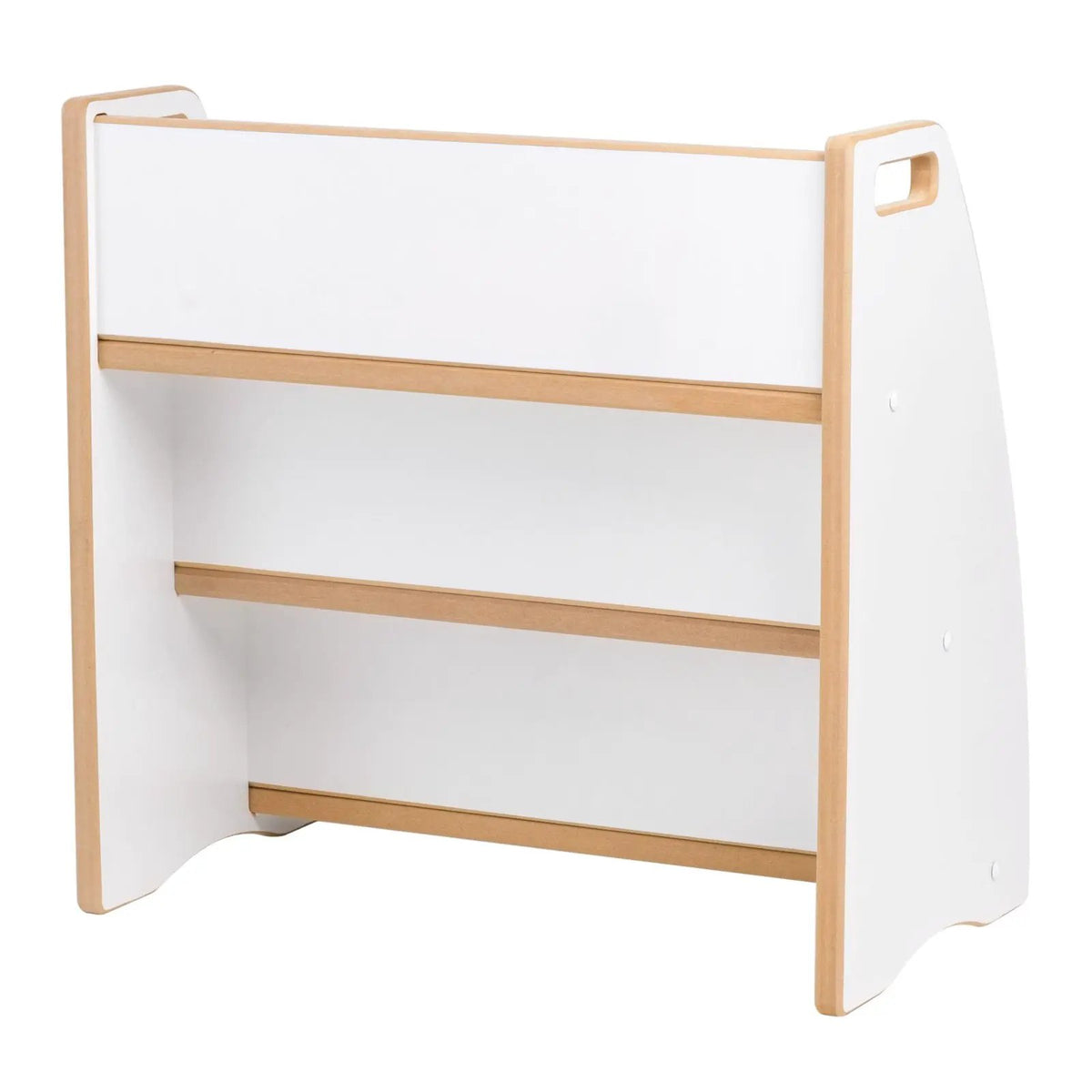 Bibliothèque enfant avec étagère pour salle de jeux et chambre d'enfant - Bois blanc, rangement - Plush nest by Misioo