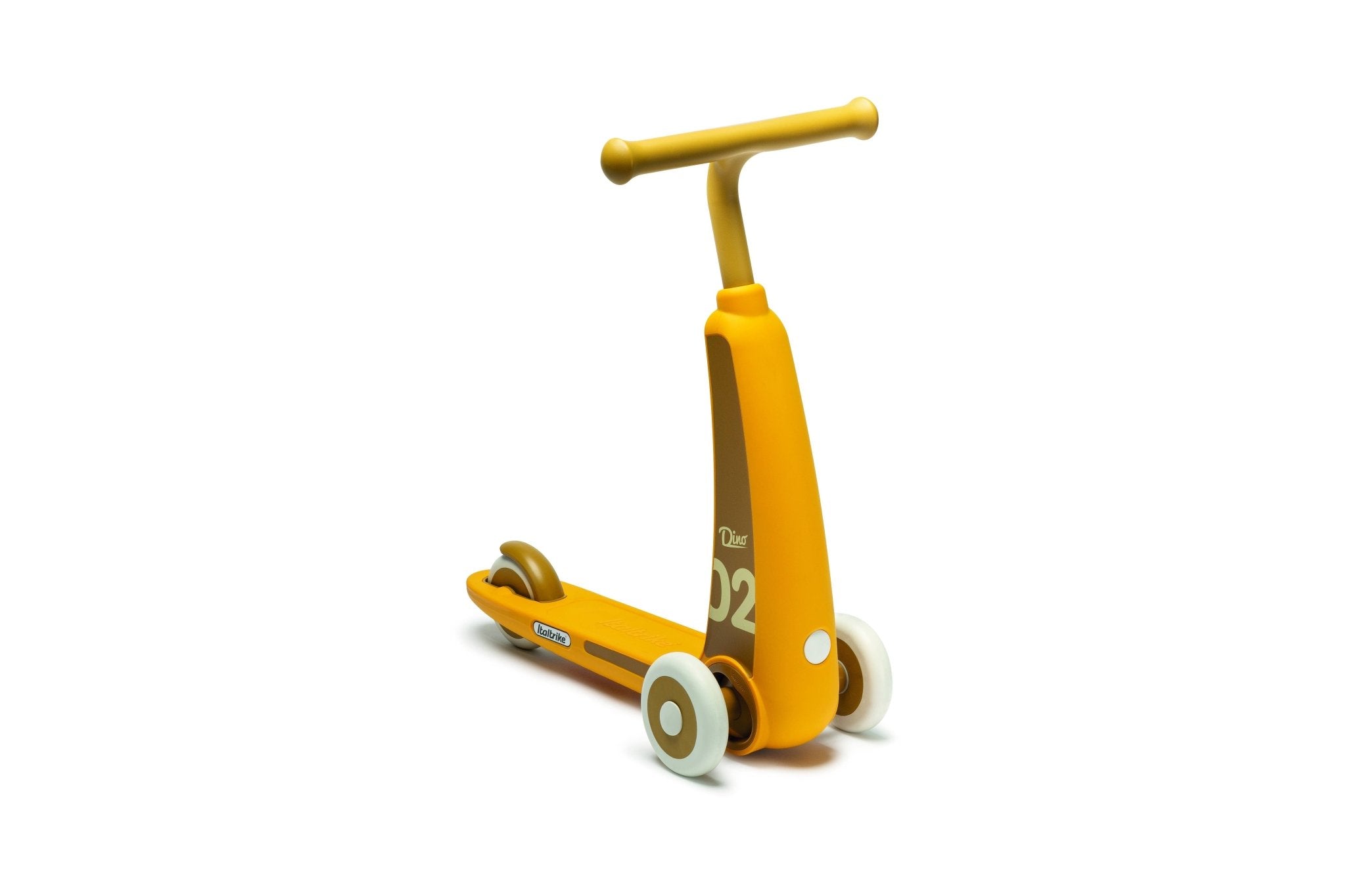 Trottinette Dino Jaune - Italtrike - Jeu de motricité pour enfant (2 à 6 ans) - myplayground